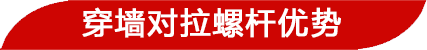 穿墻對拉螺桿優(yōu)勢